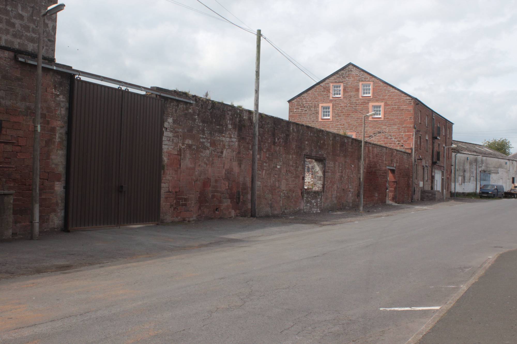 Remains of port buildings
