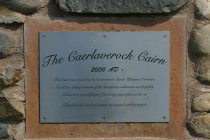 Plaqueon Cairncairn at Glencalpe