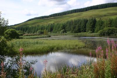 loch at castle oer