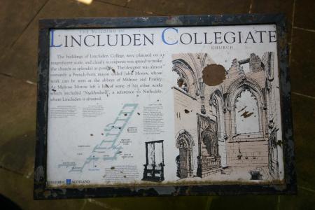 Information board Lincluden Collegiate Church