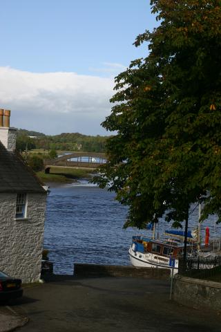 Approach to kirkcudbright harbour