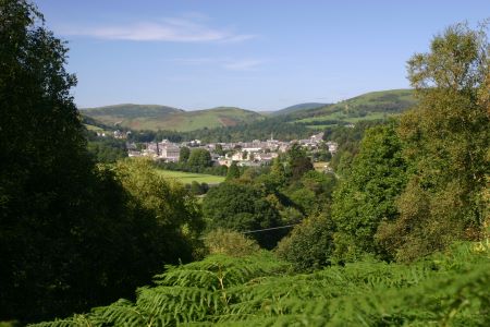 view over Langholm