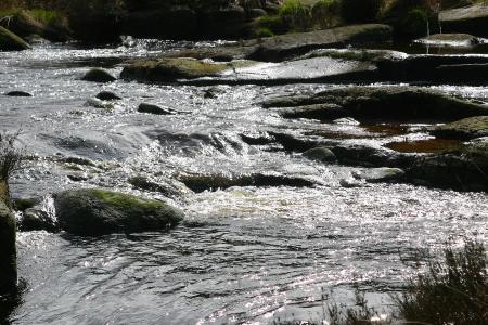 The River Dee beside the Raiders trail New galloway