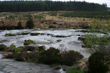 The River Dee beside the Raiders trail New galloway