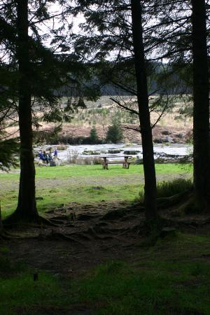 The Otters pool on The River Dee, a rest area along the Raiders trail New galloway