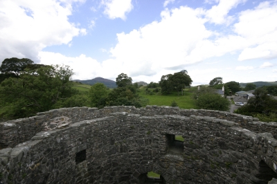 Orchardton tower Palnackie, The only round tower house in Scotland